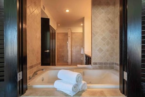 Hair dryer, towels