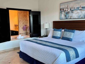 2 bedrooms, in-room safe, iron/ironing board, WiFi