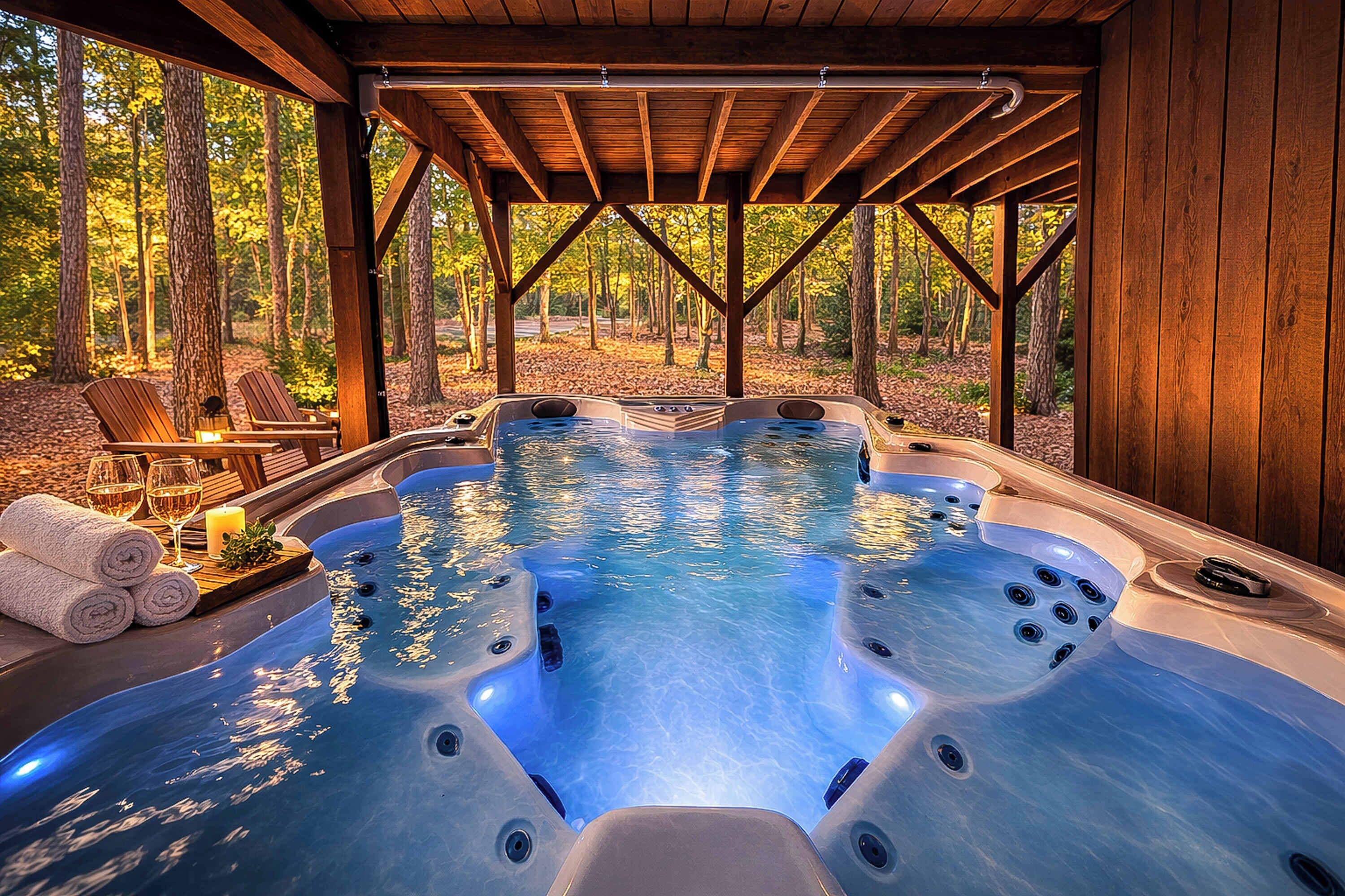 Bain à remous extérieur