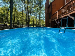 Udendørs pool, opvarmet pool