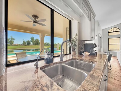 Amazing Waterfront Home with Golf Views! Boat and Heated Pool/Spa