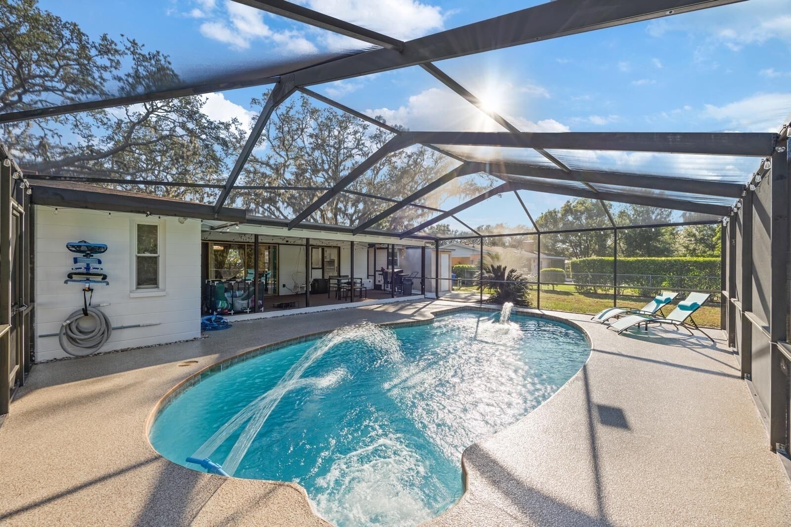 Alberca al aire libre 