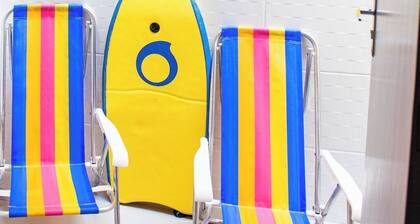 Recreio: Beachfront apartment, 9 min walk from the beach! C/Ar.