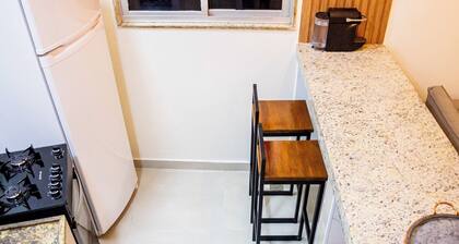 Recreio: Beachfront apartment, 9 min walk from the beach! C/Ar.