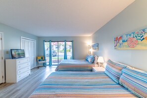 2 makuuhuonetta, silitysrauta/-lauta, ilmainen Wi-Fi, vuodevaatteet