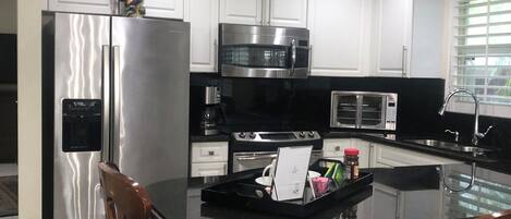 Microwave, oven, stovetop