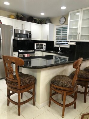 Microwave, oven, stovetop