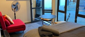 Hamner self-contained sleepout tiny space