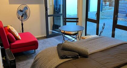 Hamner self-contained sleepout tiny space