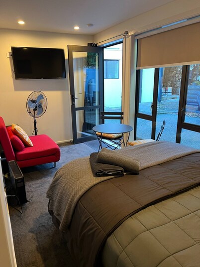 Hamner self-contained sleepout tiny space