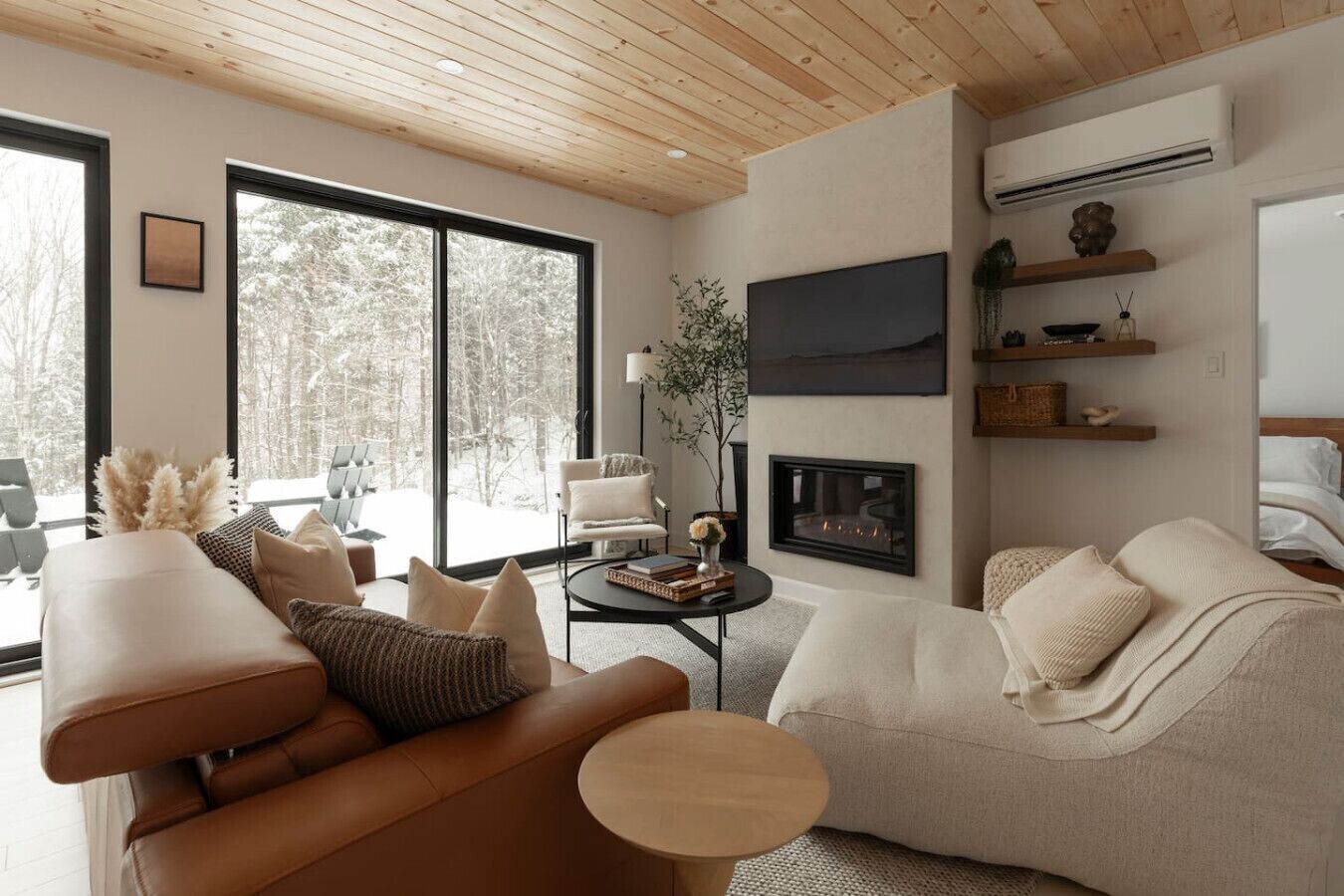 TV, fireplace, stereo