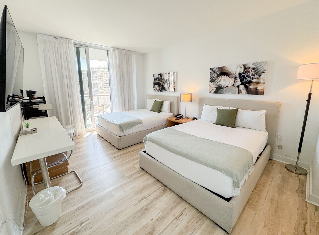 Desk, iron/ironing board, travel crib, WiFi