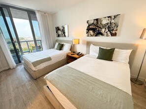 Desk, iron/ironing board, travel cot, WiFi