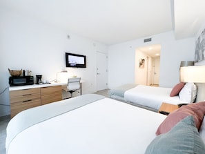 Desk, iron/ironing board, travel cot, WiFi