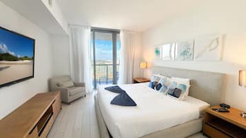 1 bedroom, iron/ironing board, travel crib, WiFi