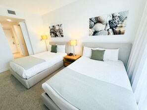 Desk, iron/ironing board, travel cot, WiFi
