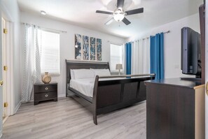 Desk, iron/ironing board, travel crib, free WiFi