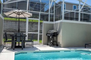 Outdoor dining - Cozy Townhouse Near Disney at Champions Gate (Davenport)