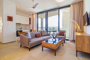 Apartment | Living area | Smart TV - The Edge (Serrekunda)