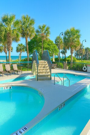 Indoor pool, a heated pool