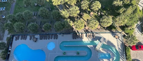 Indoor pool, a heated pool