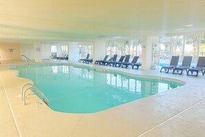 Indoor pool, a heated pool