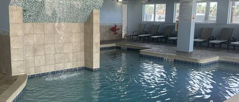 Indoor pool, a heated pool