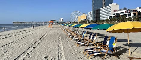 On the beach