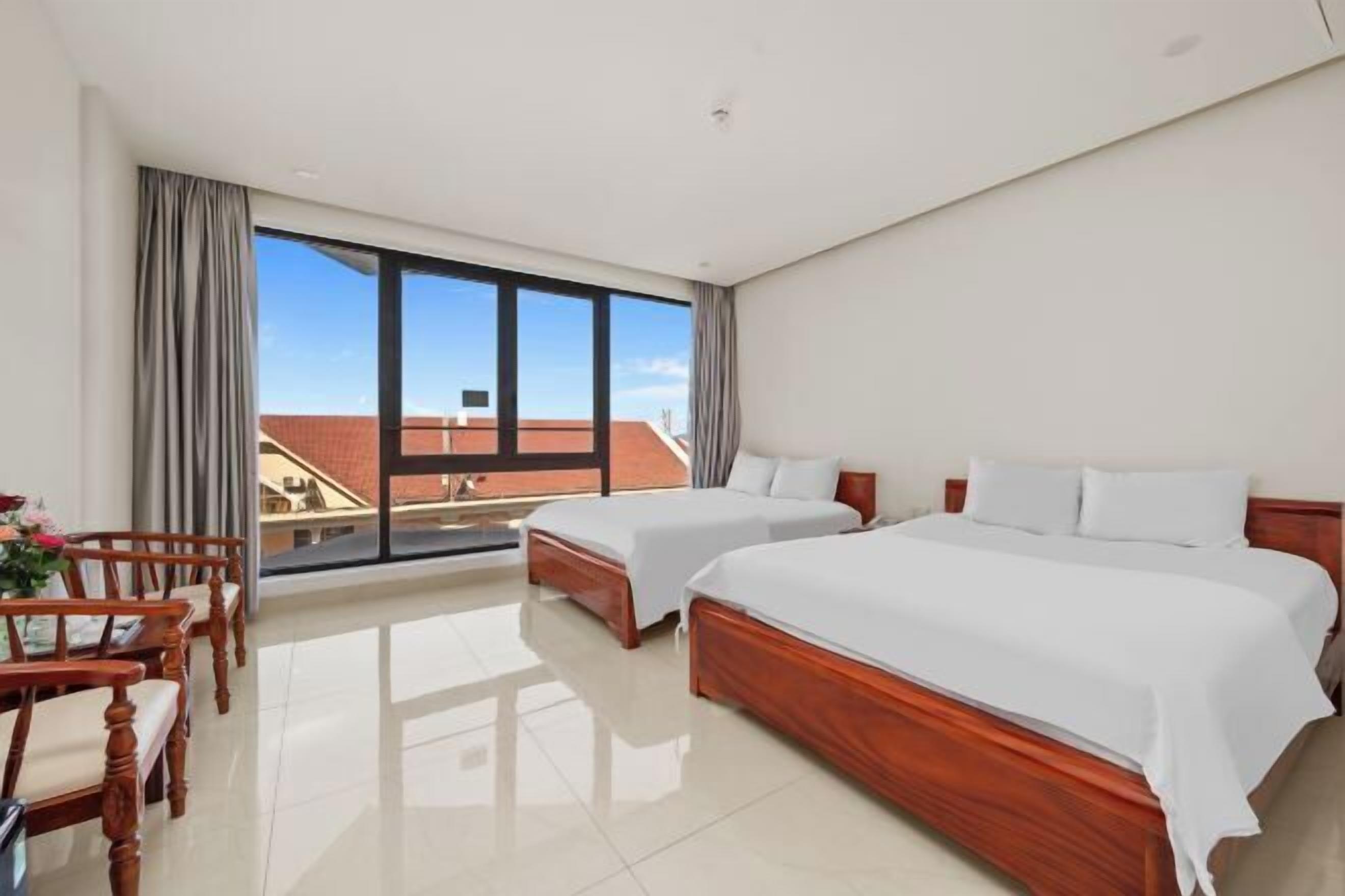 Sengetøy av topp kvalitet, dundyner, memory foam-senger og minibar