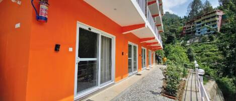 Uitzicht vanuit accommodatie