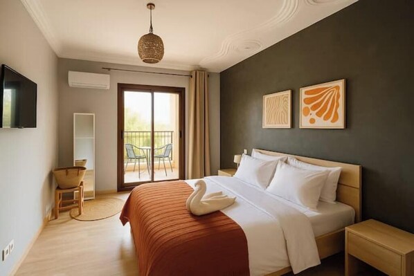 2 bedrooms, iron/ironing board, WiFi