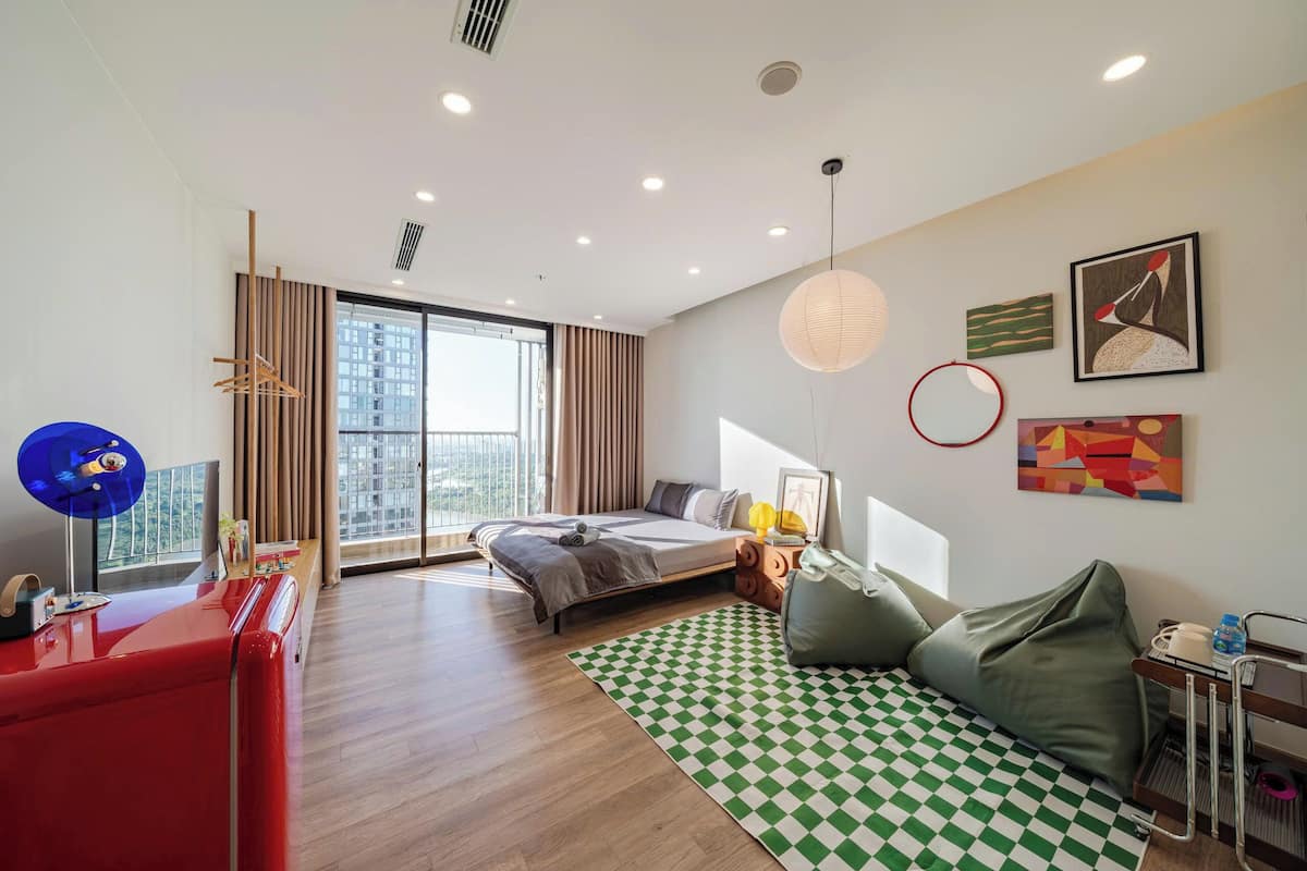 Suite estudio panorámica | Ropa de cama de alta calidad y camas con efecto memoria