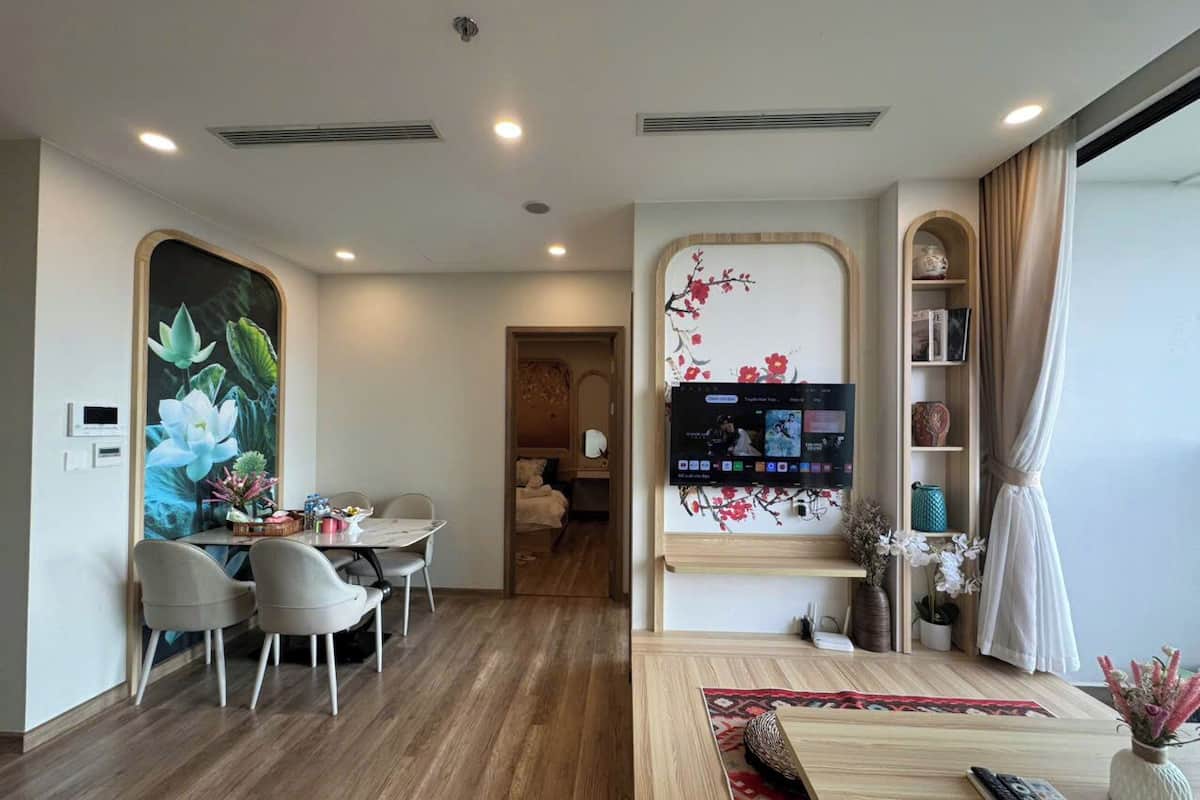Apartamento de estilo japonés , 2 habitaciones, bañera | Ropa de cama de alta calidad y colchones viscoelásticos