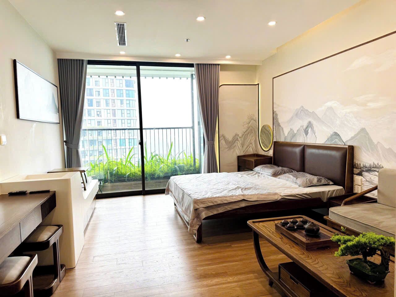 Japanese-style Studio Suite, 1 King Bed | Premium bedding, memory foam beds, individually decorated