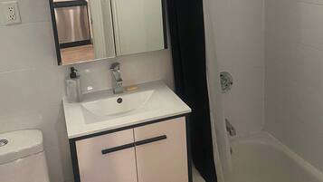 Towels, soap, toilet paper