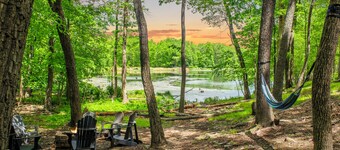 Lakeview Retreat w/ Kayaks + Game Room | Gated Community w/ Lake + Beach Access