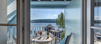 Room 'Suite Mit Seeblick U Balkon' with Lake View, Shared Terrace and Wi-Fi