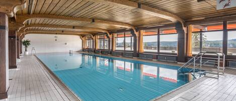 Indoor pool, a heated pool