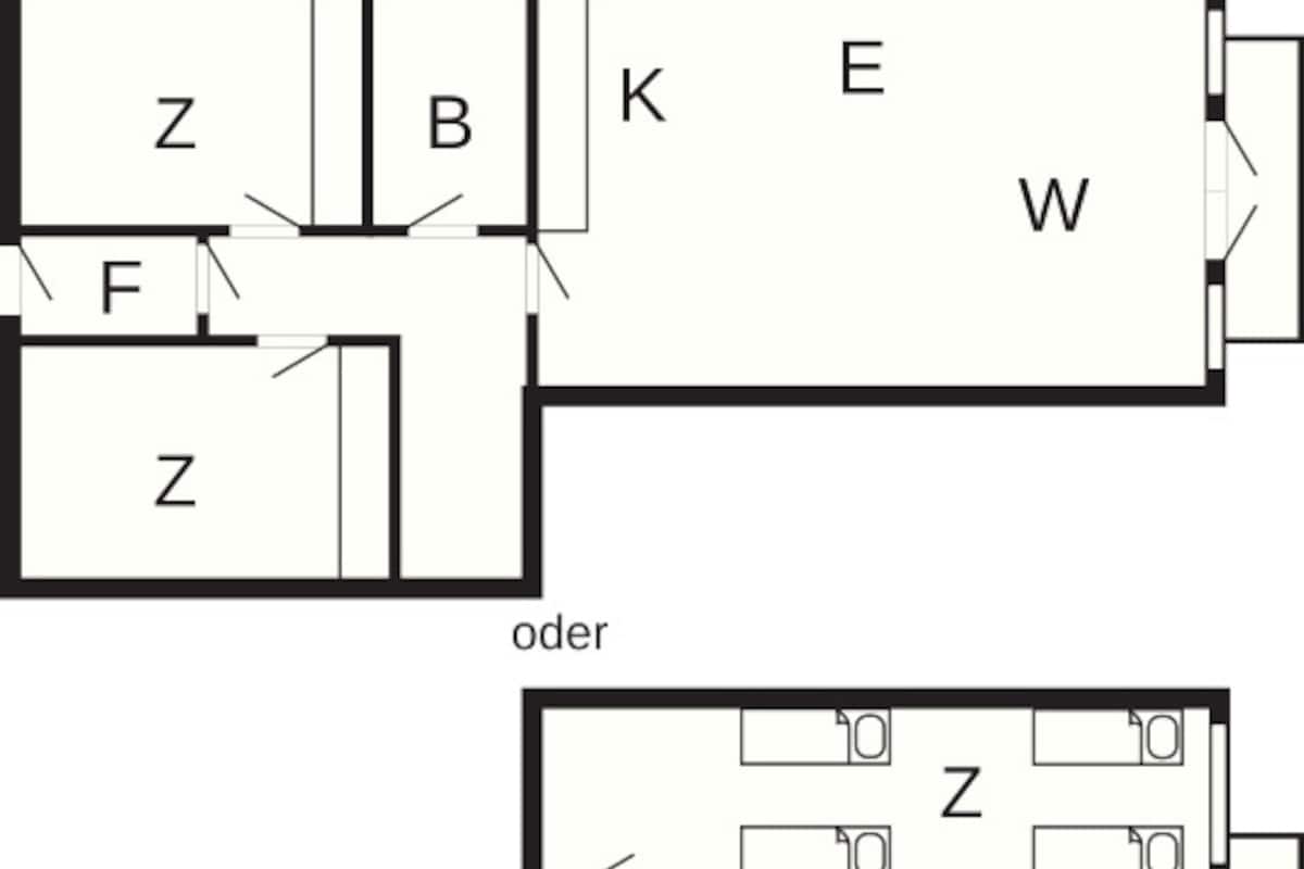 Elite-Apartment, 3 Schlafzimmer | Grundriss