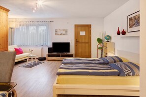 1 غرفة نوم وواي فاي مجانًا وملاءات أسرّة