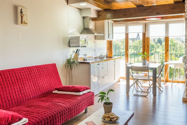 Family Apartment, 2 Bedrooms, Mountain View | Private kitchen