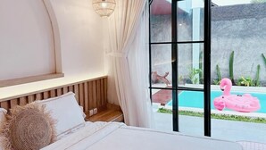 Villa clásica, 2 habitaciones, alberca privada | Vista desde la habitación