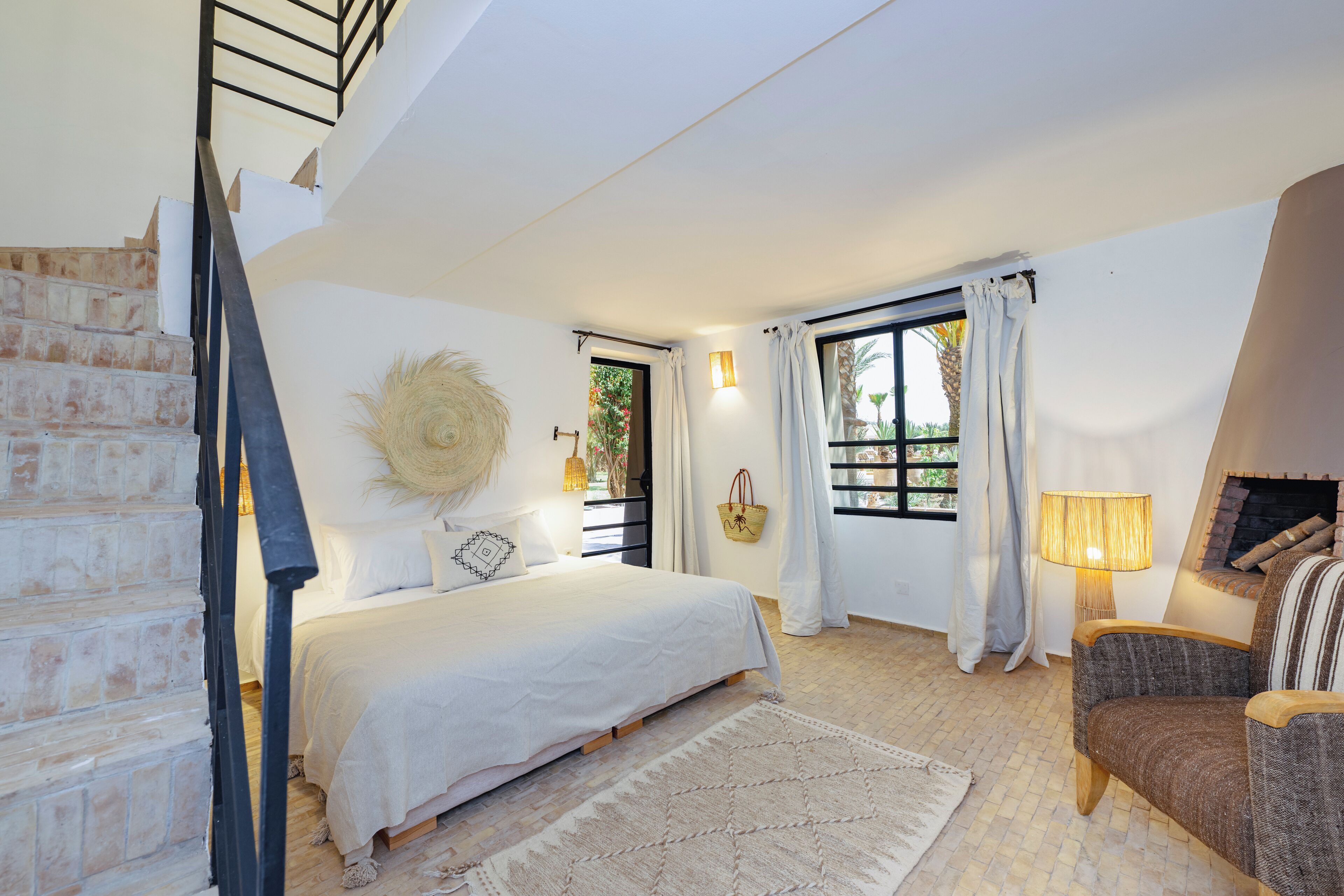 Habitación cuádruple familiar, vista al jardín | Caja de seguridad en la habitación y wifi gratis 