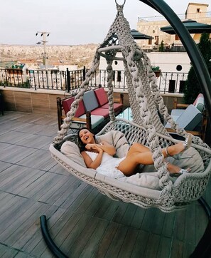 Terrace/patio - Milat Cave Hotel (Nevsehir)
