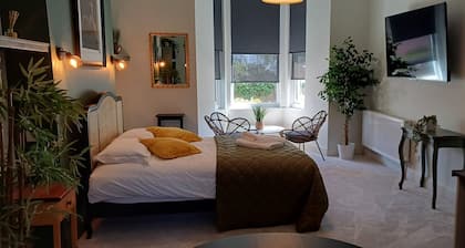 Luxurious Executive King Size Suite with  separate kitchenette and dining area.