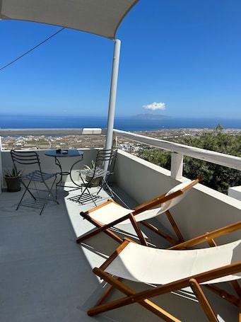 Classic-Studio, 2 Einzelbetten, Meerblick | Terrasse/Patio