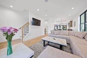 Smart TV, books, video library, offices