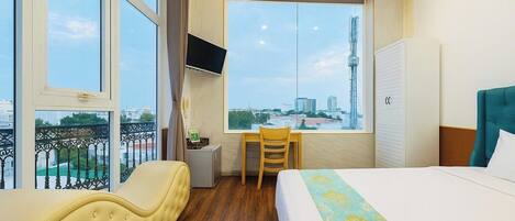 Deluxe Double Room, City View | View from room