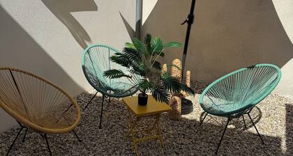 Duplex apartment in the center of the seaside resort