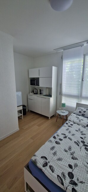 1 bedroom, iron/ironing board, WiFi, bed sheets - 1 room studio with private bathroom and near the rhein (Feuerthalen)